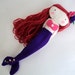 little mermaid rag doll - fairy tale princess doll cloth ariel siren