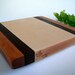 reclaimed cherry, black walnut and maple cutting board