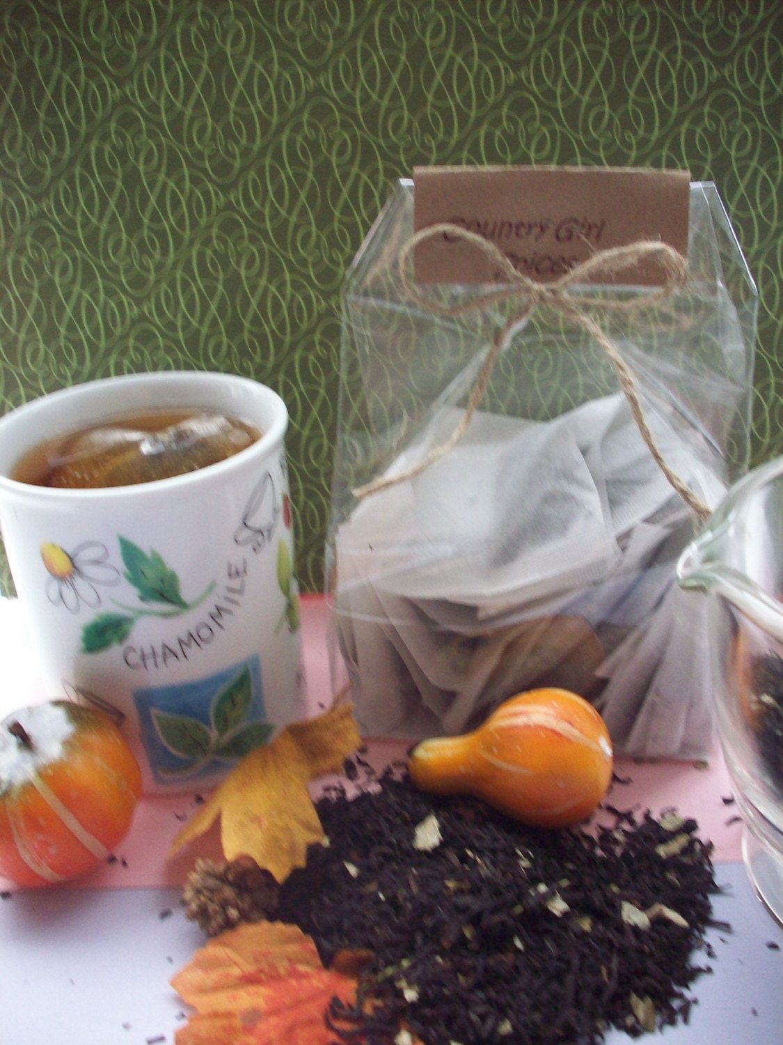 Peach Flavored Tea Bags 25 by CountryGirlSpices on Etsy