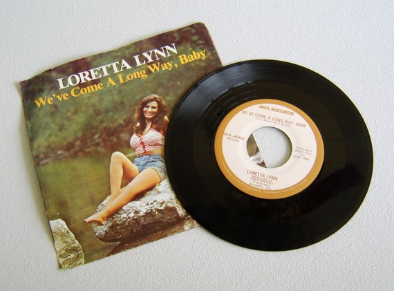 Vintage Loretta Lynn Vinyl 45 Record