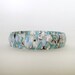 Light Blue Flowers Recycled Bangle