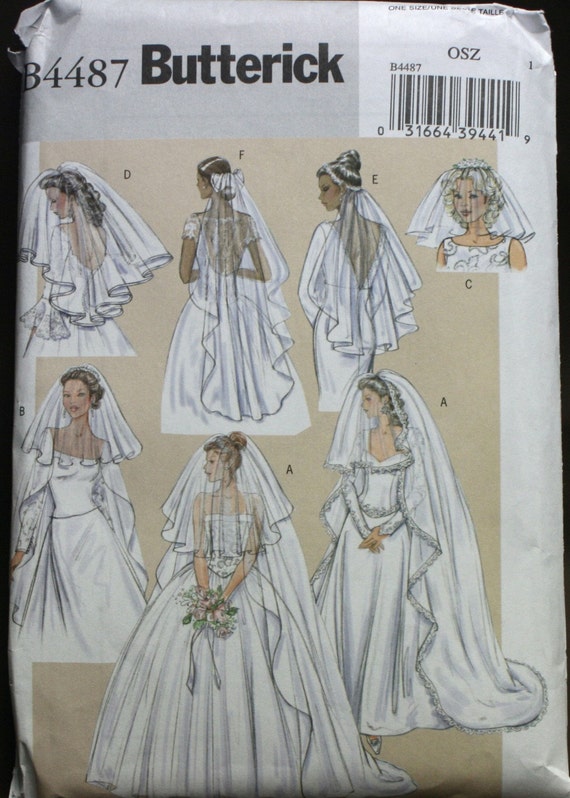 B4481 Butterick Wedding Veil Sewing Pattern New/Uncut 7