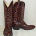 Vintage Texas Cowboy Western Boots Leather Mens 11 EE Brown