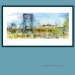 New York Print - George Washington Bridge - Watercolor Print Size 12 x 18