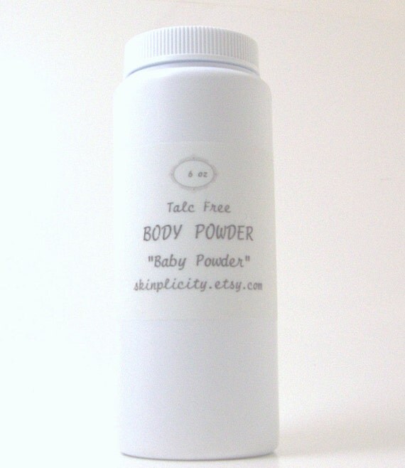 UNSCENTED BABY POWDER Talc Free in 6 oz sifter by Skinplicity