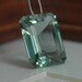 Green Amethyst Emerald Cut