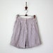 SALE 80s shorts / black white stripe high waist (xs - s)