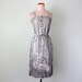 70s dress / cotton animal print sundress (xs - s)