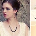 Romantic black crystals elegant set.Earrings,necklace and bracelet.