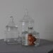 RESERVED FOR CHOSKY vintage glass APOTHECARY JAR collection
