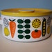 Vegetable Patterned Ceramic Casserole