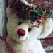 Handmade Cream Alpaca Teddy Bear by avintageobsession on etsy