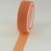 Washi Tape - Orange Striped - 15mm (1 roll)