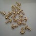 18 tiny anchor charms