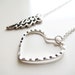 Love at First Flight Necklace - Silver