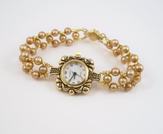 Champagne Freshwater Pearl Watch