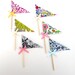 Liberty of London, Pennant flag- cupcake toppers (a)