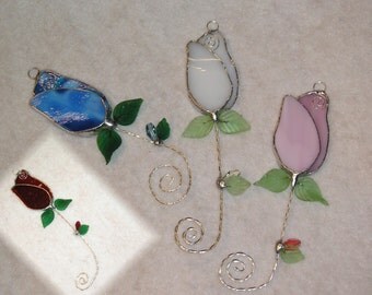Rose suncatcher with Swarovski Crystal