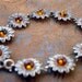 Amber and Sterling silver flower bracelet made with natural Baltic amber perfect that special someone