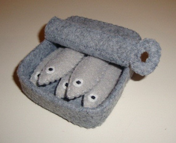 Felt Food Sardines