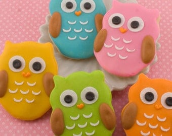 Owl Cookies, MINI SIZE - 2 dozen