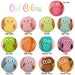 Owl Cookies, Party Favors - 18 cookies, gift bagged and bowed