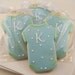 Onesie Cookie Favors, Personalized, Monogrammed for Baby (12 favors, gift bagged and bowed)