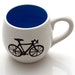 Tea Cup Small Mug Bike Lover