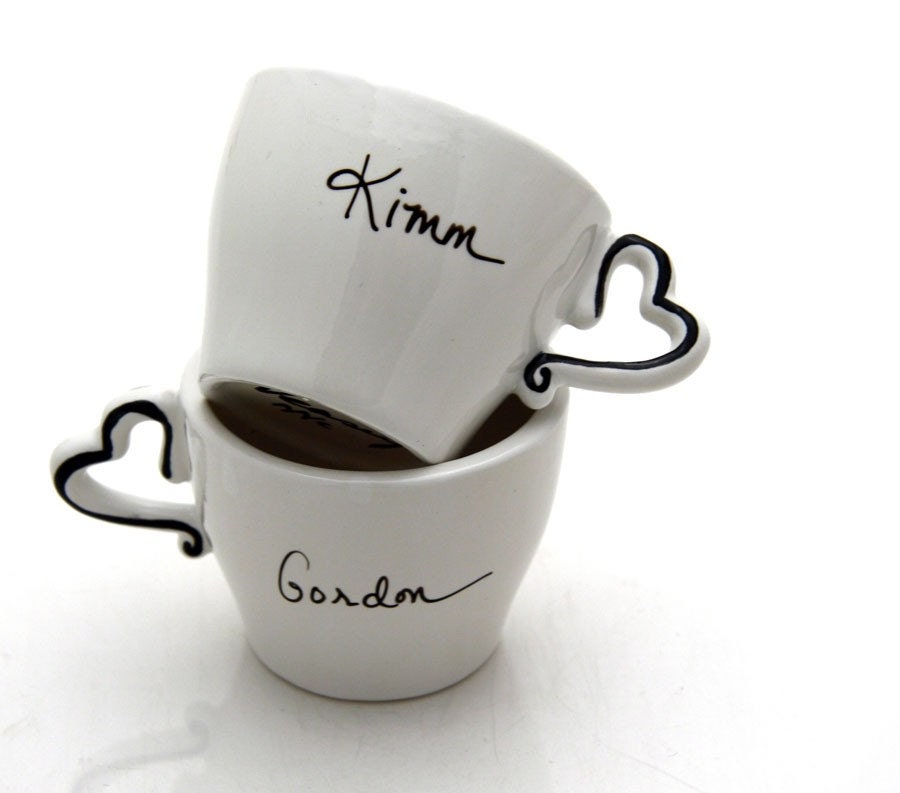 Personalised espresso cups