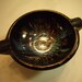 Art Deco Artglass Ashtray with Gold Dust