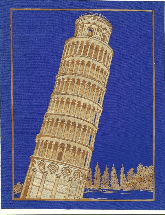 italy symbols a picture of Leaning Tower of Pizza