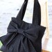 Grandma.Dot.Carpet.Bag (Black w/ Multi-Colored Dots)