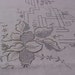 Extra large linen table cloth with 12 matching napkins- 83X68- perfect