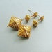 The Valentina Bali Vermeil Dangle Earrings - All Bali Vermeil Beads