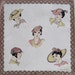 Sweet Little Fashion Plates Small Scarf or Hankie