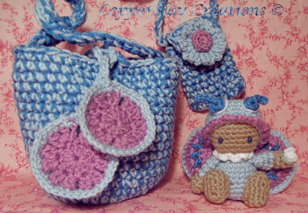 Crochet Pattern Amigurumi doll butterfly schmetterling