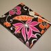 Brag Book Photo Album ... Funky Florals Pink and Orange Fabric