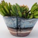 ceramic planter pot garden plant bowl window garden wavy planter