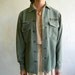 Vintage Green "Hansen" Military Army Jacket