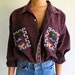 Vintage Ethnic Embroidered Guatemala Button Up Shirt