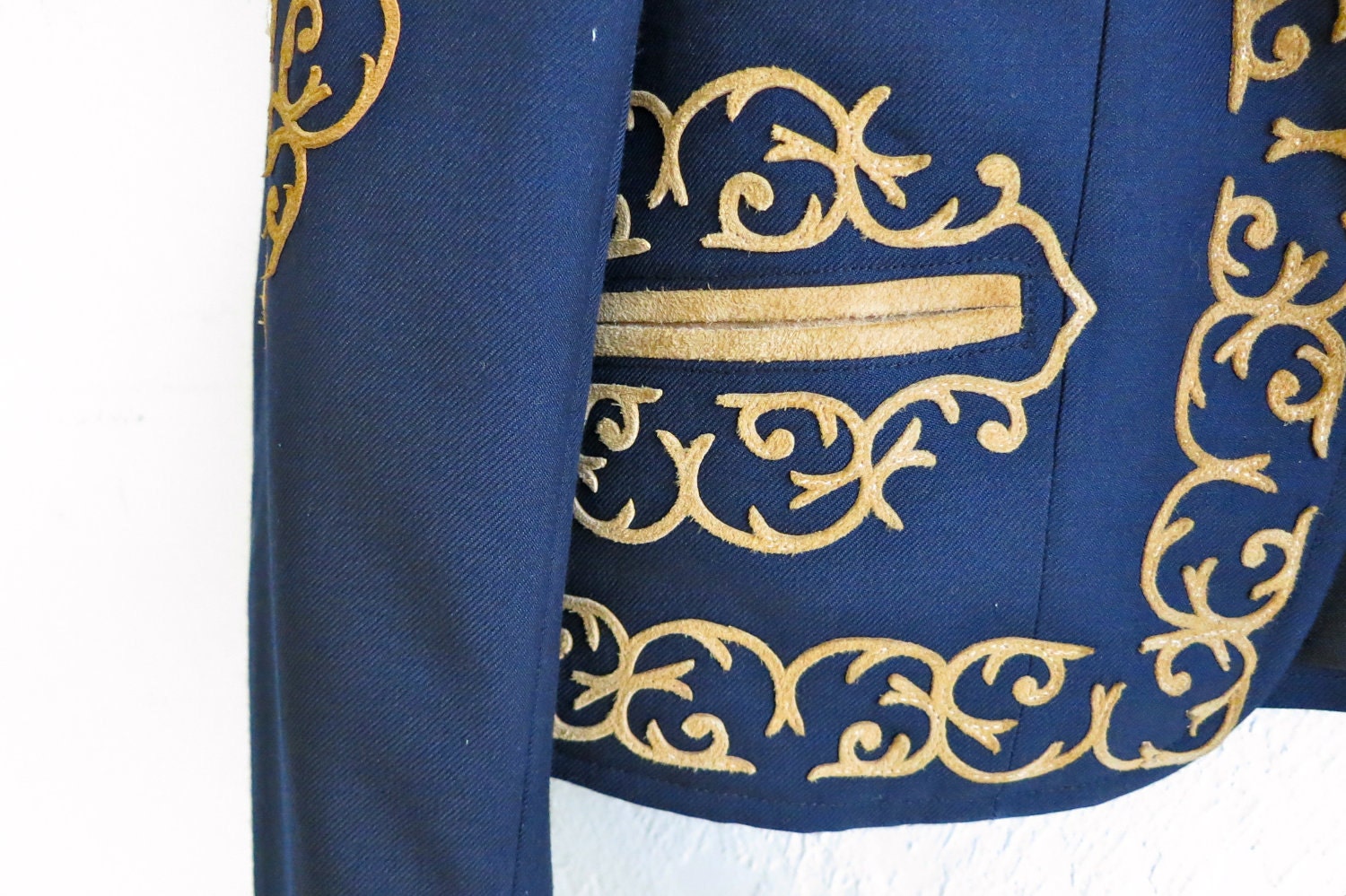 Vintage Blue Matador Bolero Jacket