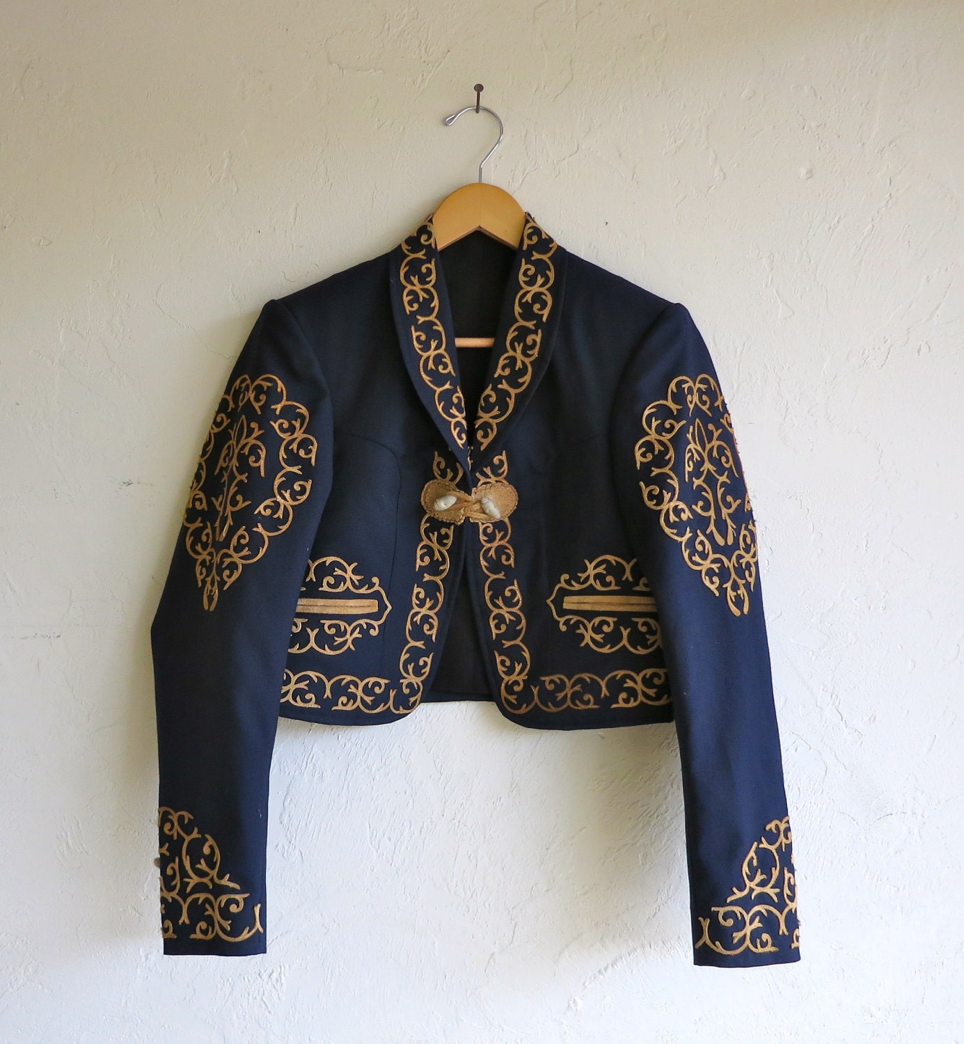 Vintage Blue Matador Bolero Jacket