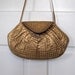 CLEARANCE 10.00 was 32.00 Fabulous Eighties Party Purse in Studded Gold Leather