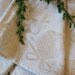 Vintage Fancy Christmas Tablecloth and Napkins