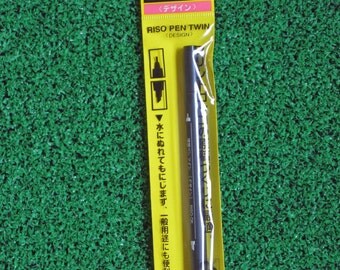Print Gocco Carbon Artwork Twin Pen - Design - Calligraphy & Chisel