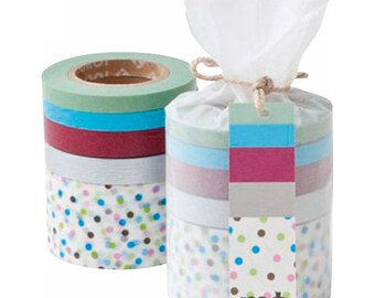 mt Washi Masking Tape - Suite H - Set 5 (15m rolls)