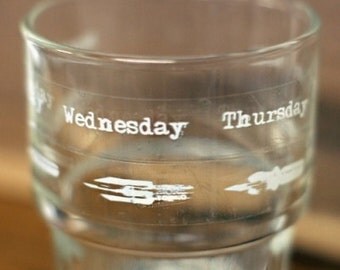 Nuage Glass Tape - Days of Week & Pens - Set 2 - Daily
