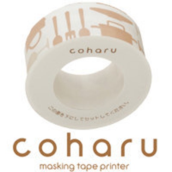 coharu Masking Tape Kitchen Printer tape by craftyjapan on Etsy