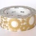 mt Washi Masking Tape - Gold Circles - Limited Edition