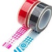 Nuage Glass Tape - Stars & Spots - Set 2 Decorative Clear Tapes